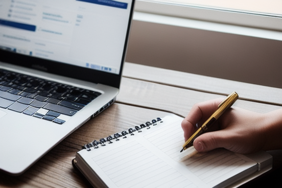 Person analyzing email metrics
