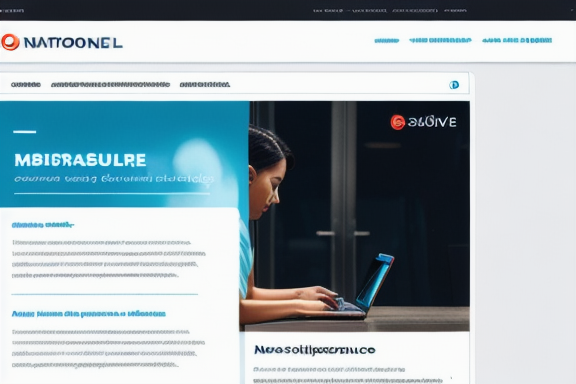 Person browsing website with native ad