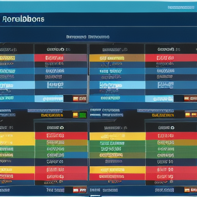 Data analysis dashboard showing key performance indicators